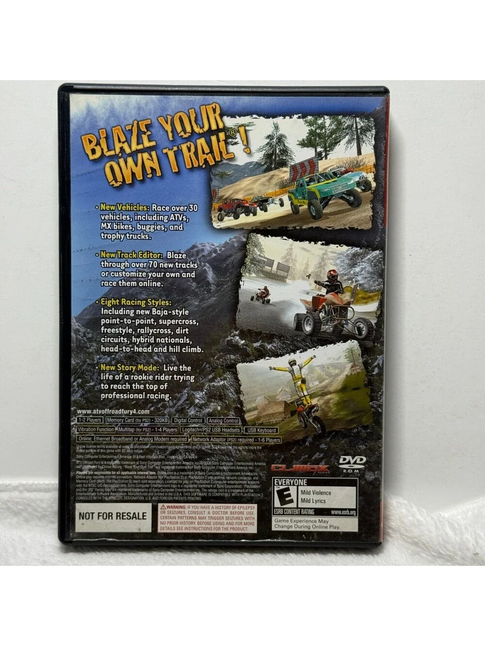ATV Offroad Fury 4 PS2 Greatest Hits CIB PlayStation 2